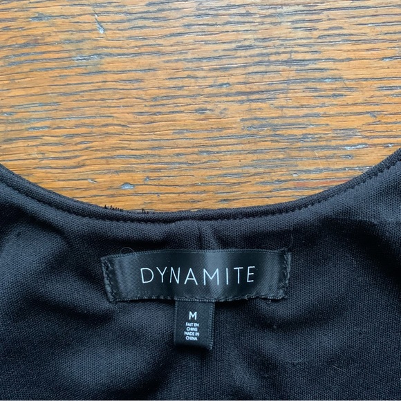 Dynamite black mini dress M - Picture 6 of 7